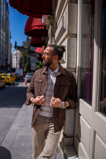 Brabion Brown Safari Men's Jacket