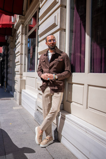 Brabion Brown Safari Men's Jacket