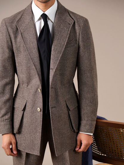 Men’s Spanish-Style Wool-Blend Jacket