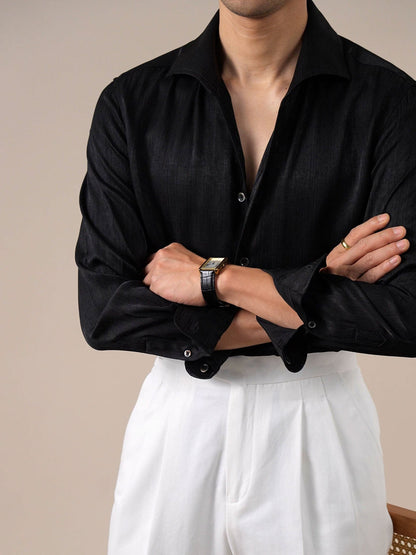 Men’s Minimalist One-Piece Collar Dress Shirt BRABION