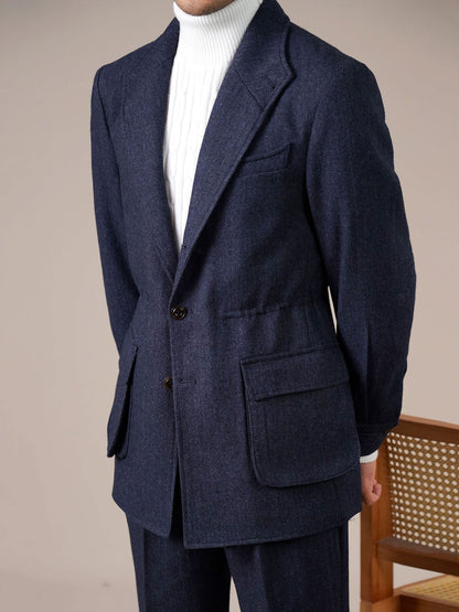 Men’s Spanish-Style Wool-Blend Jacket