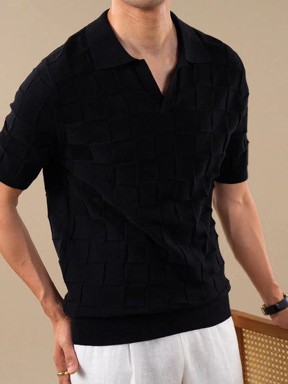 Men's Breathable Short Sleeve Polo Shirt BRABION