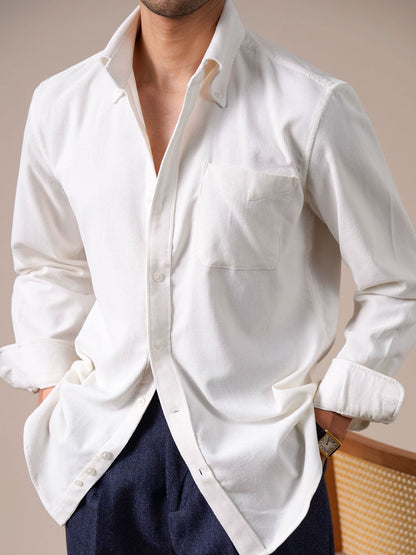 Men’s Cotton Corduroy Button-Down Shirt