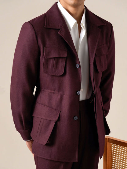 Men's Italian-Style Hunting Retro Jacket