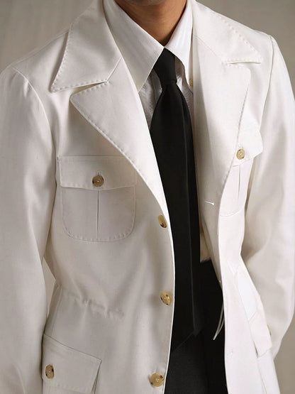 Men's Linen Breathable Hunting Jacket