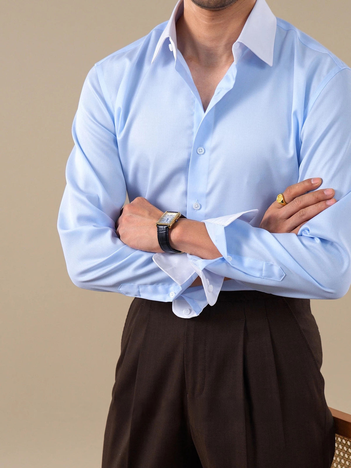 Milano Long Point Collar Breathable Shirt