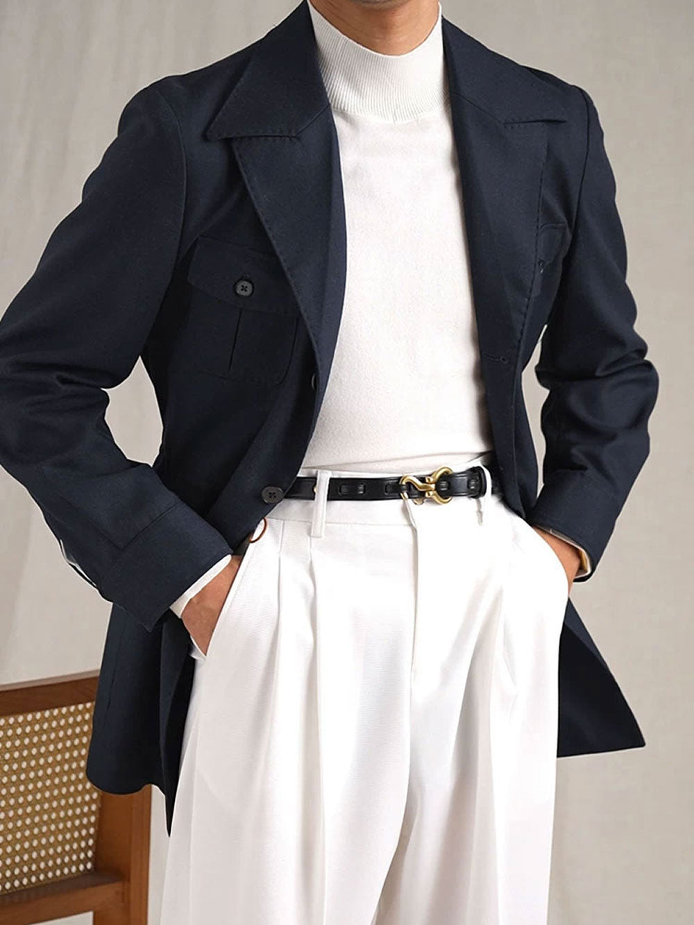 Men's Linen Breathable Hunting Jacket