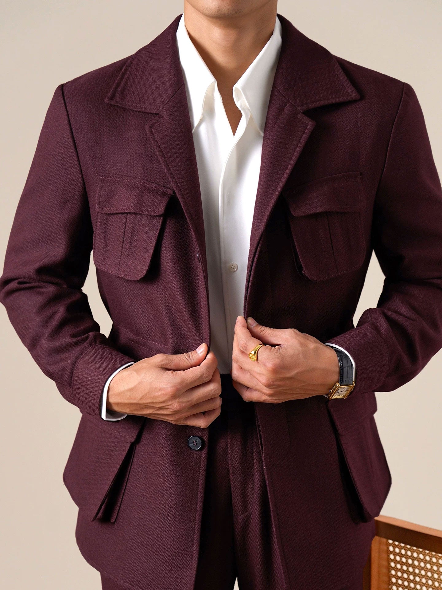 Men's Italian-Style Hunting Retro Jacket