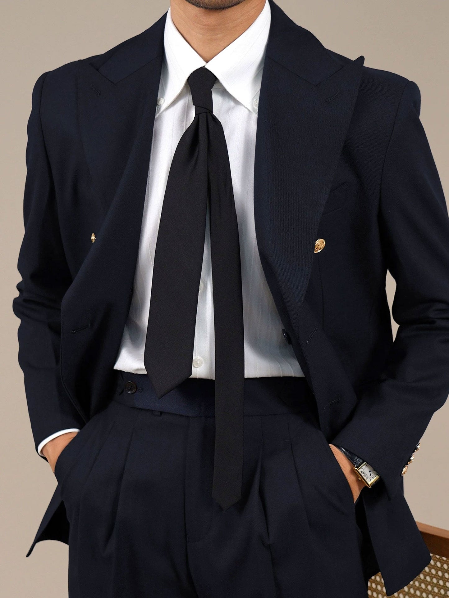 Men's Metal Buckle Blazer BRABION