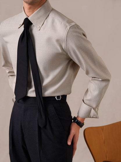 Men’s Wrinkle-Free Long Sleeve Plaid Dress Shirt