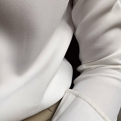 Point Collar Shirt with Pin