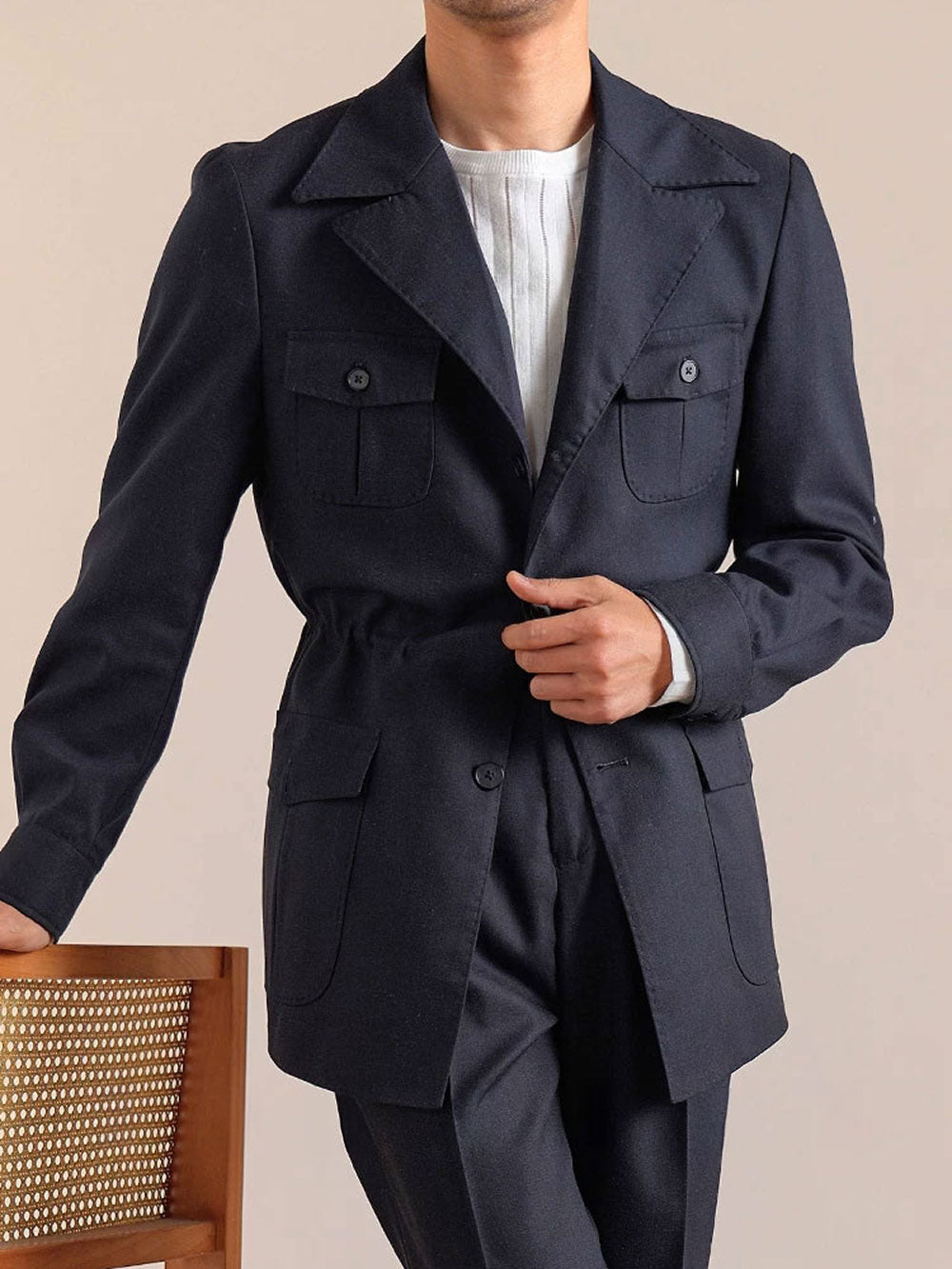 Men's Slim Fit Italian Retro Casual Jacket