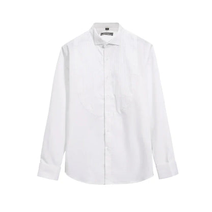 Wing Collar Tuxedo Shirt