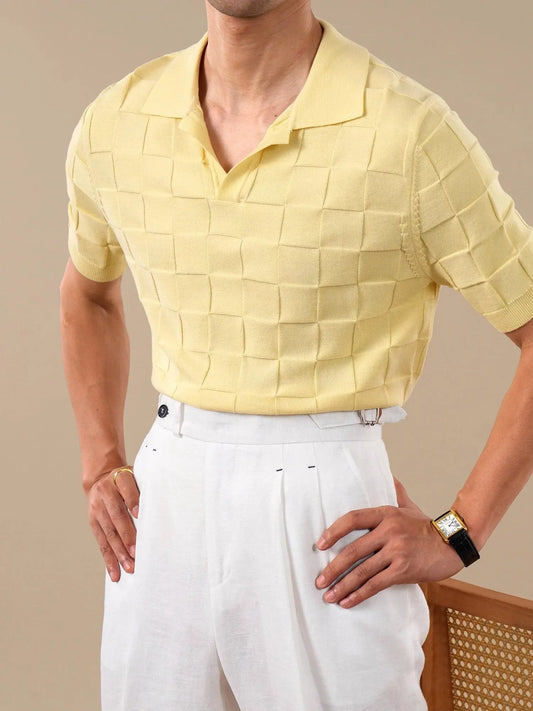 Men's Breathable Short Sleeve Polo Shirt BRABION