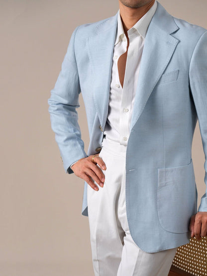 Men's Breathable Tencel Linen Blazer BRABION