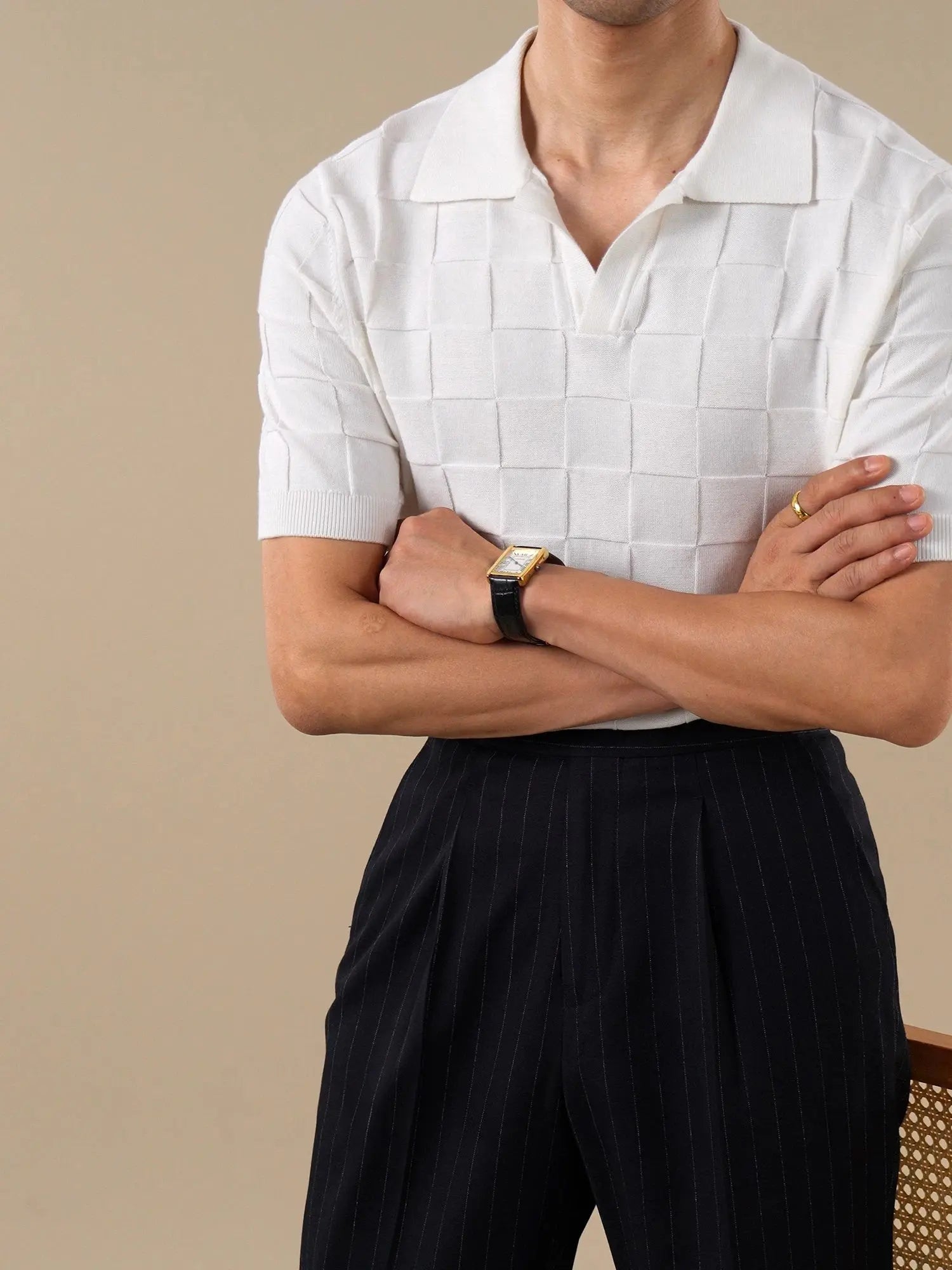 Men's Breathable Short Sleeve Polo Shirt BRABION