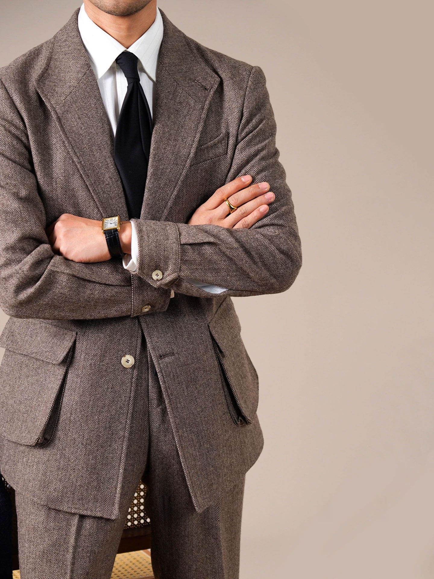 Men’s Spanish-Style Wool-Blend Jacket