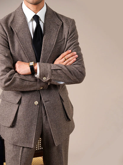 Men’s Spanish-Style Wool-Blend Jacket