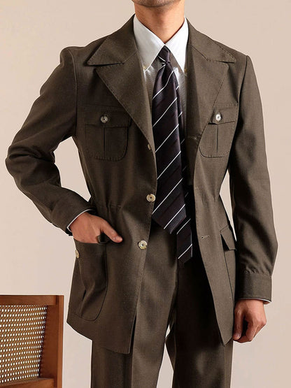 Men's Slim Fit Italian Retro Casual Jacket