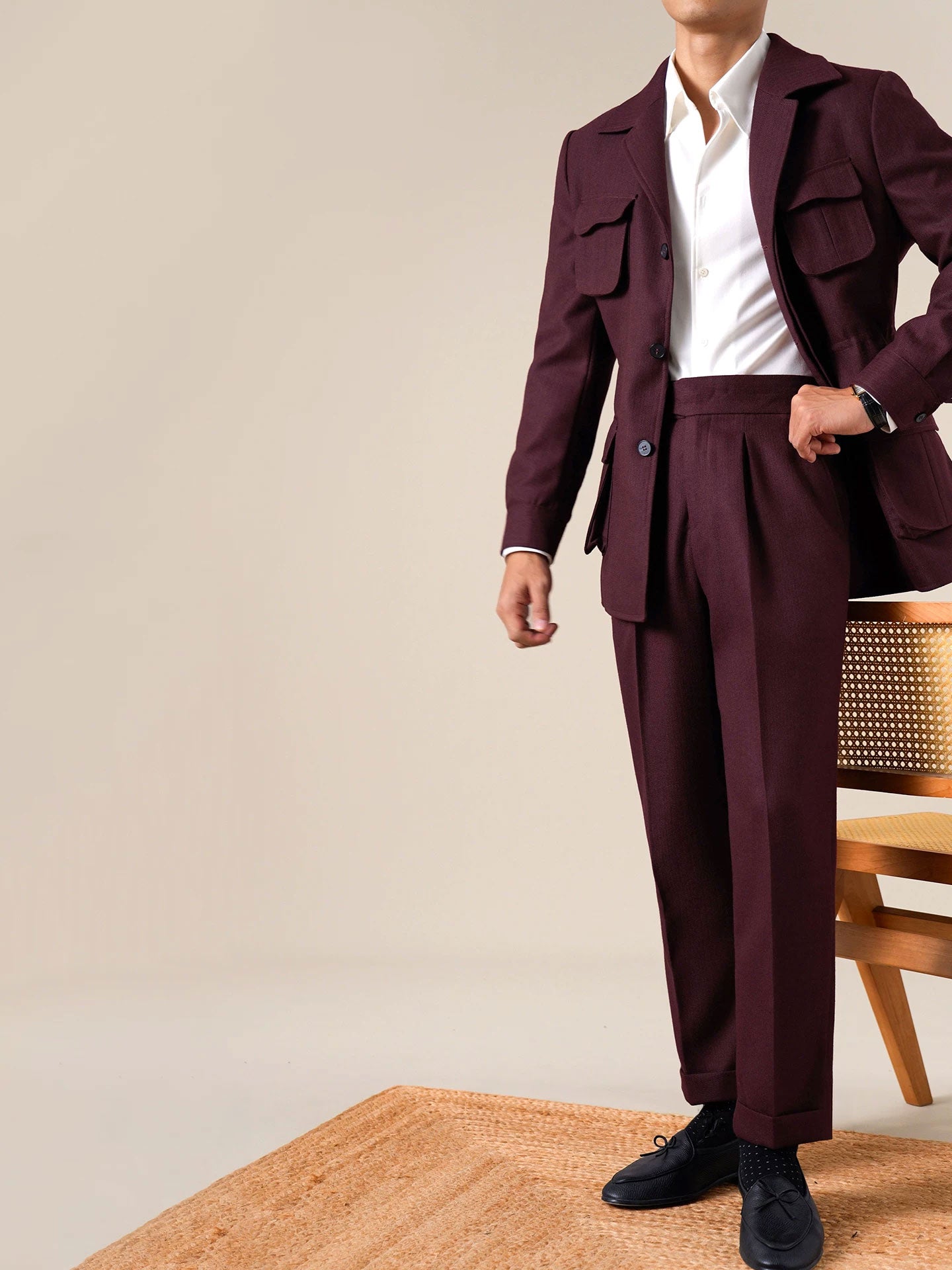 Men's Italian-Style Hunting Retro Jacket