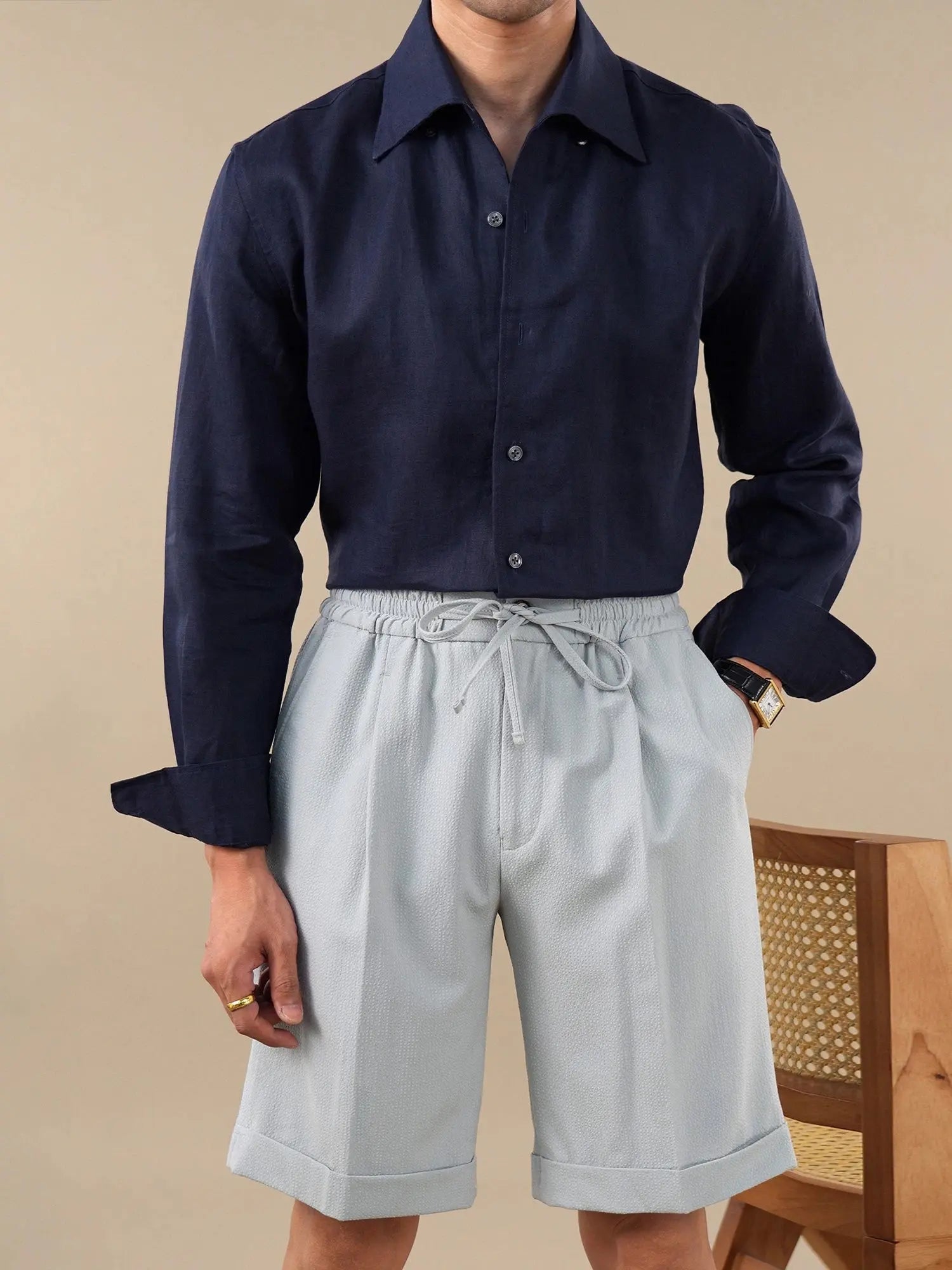 Men's Summer Lightweight Breathable Drawstring Shorts BRABION