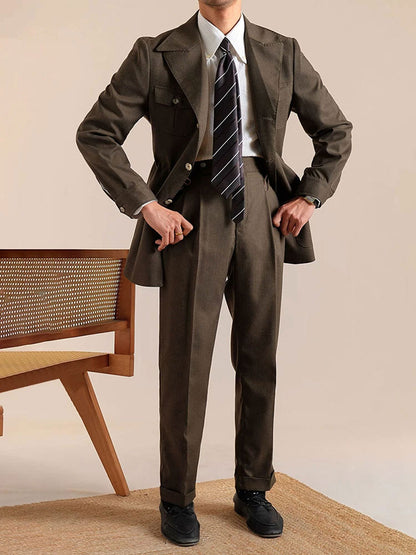 Men's Slim Fit Italian Retro Casual Jacket