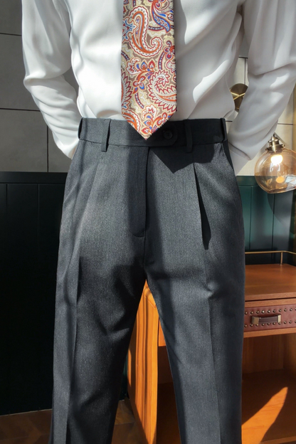 Men’s Fleece-Lined Tapered Dress Pants