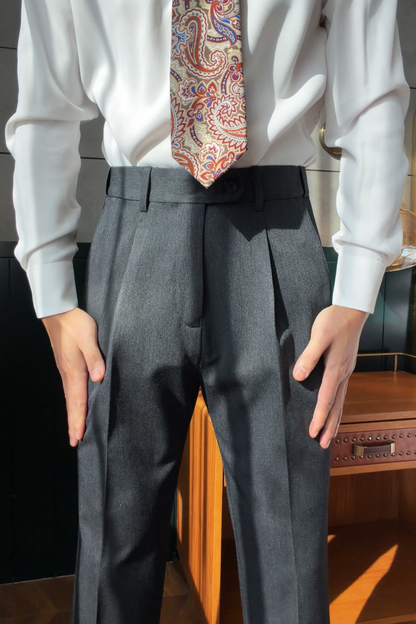 Men’s Fleece-Lined Tapered Dress Pants