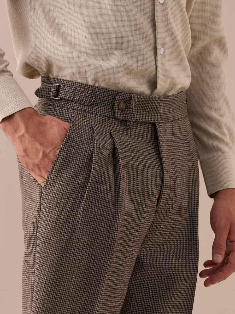 Men's Checkered Gurkha Pants