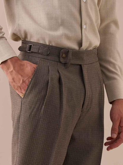 Men's Checkered Gurkha Pants