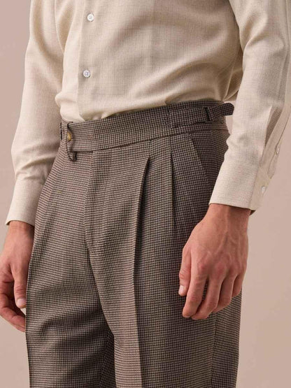 Men's Checkered Gurkha Pants