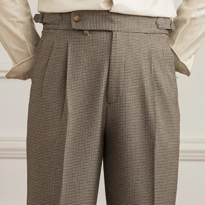Men's Checkered Gurkha Pants