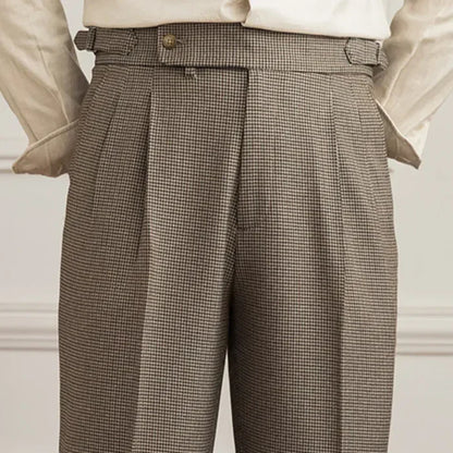 Men's Checkered Gurkha Pants