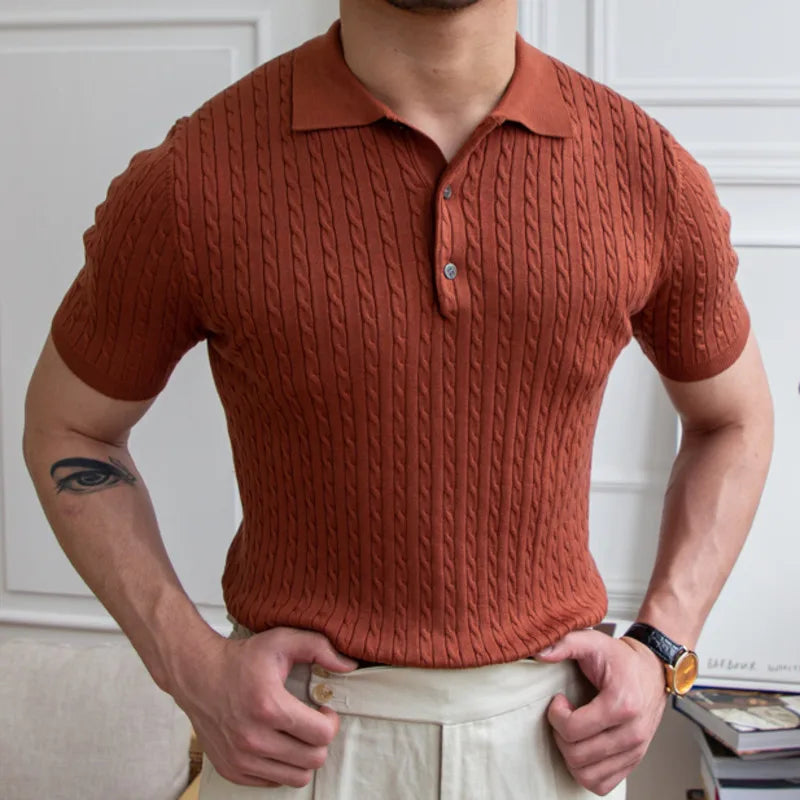 Knit Polo Shirt
