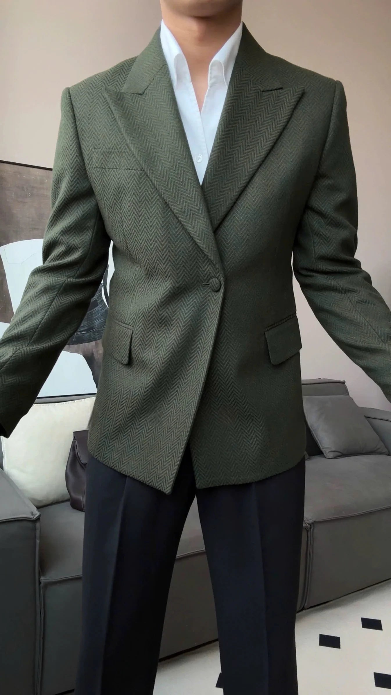 Men’s Cotswolds Herringbone Blazer