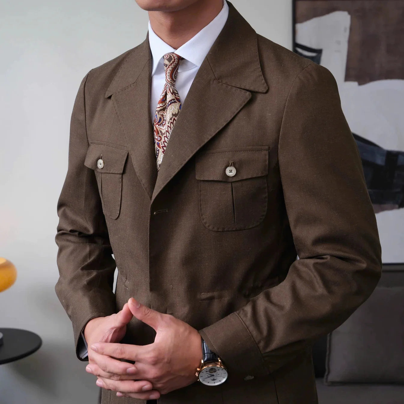 Men’s Heritage 4-Pocket Safari Jacket - BRABION