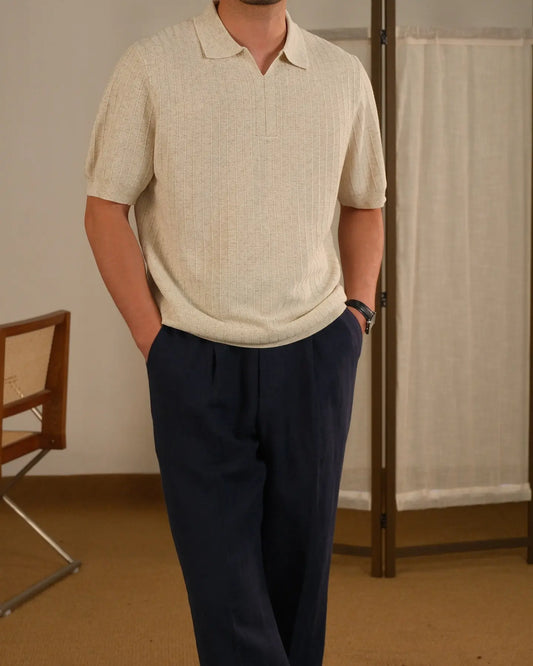 Napoli Linen Knitted Polo