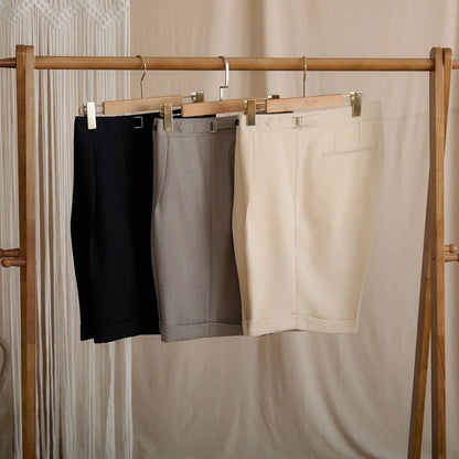 Naples Pleated High-Rise Shorts BRABION