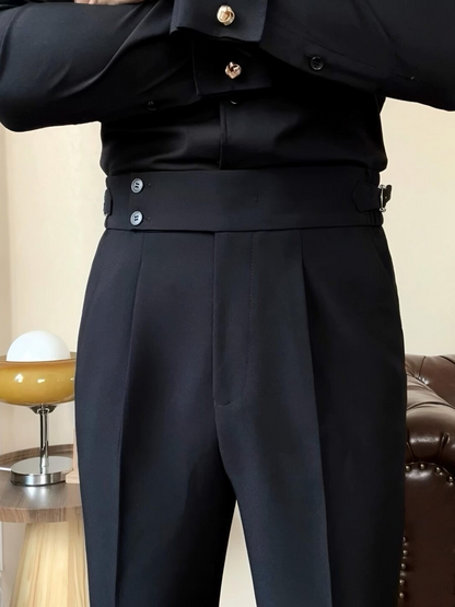 Sidetab Elastic Trousers