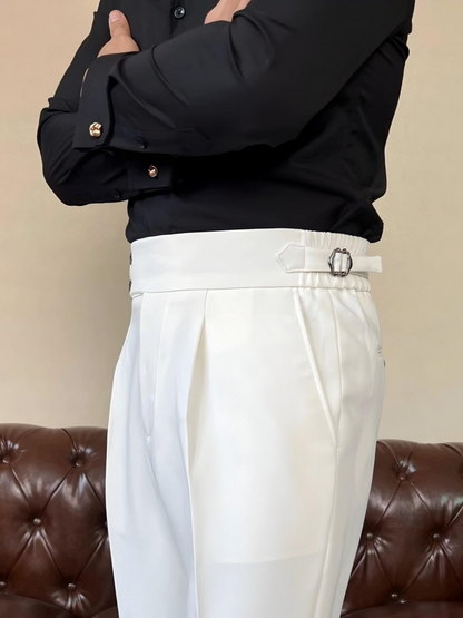 Sidetab Elastic Trousers