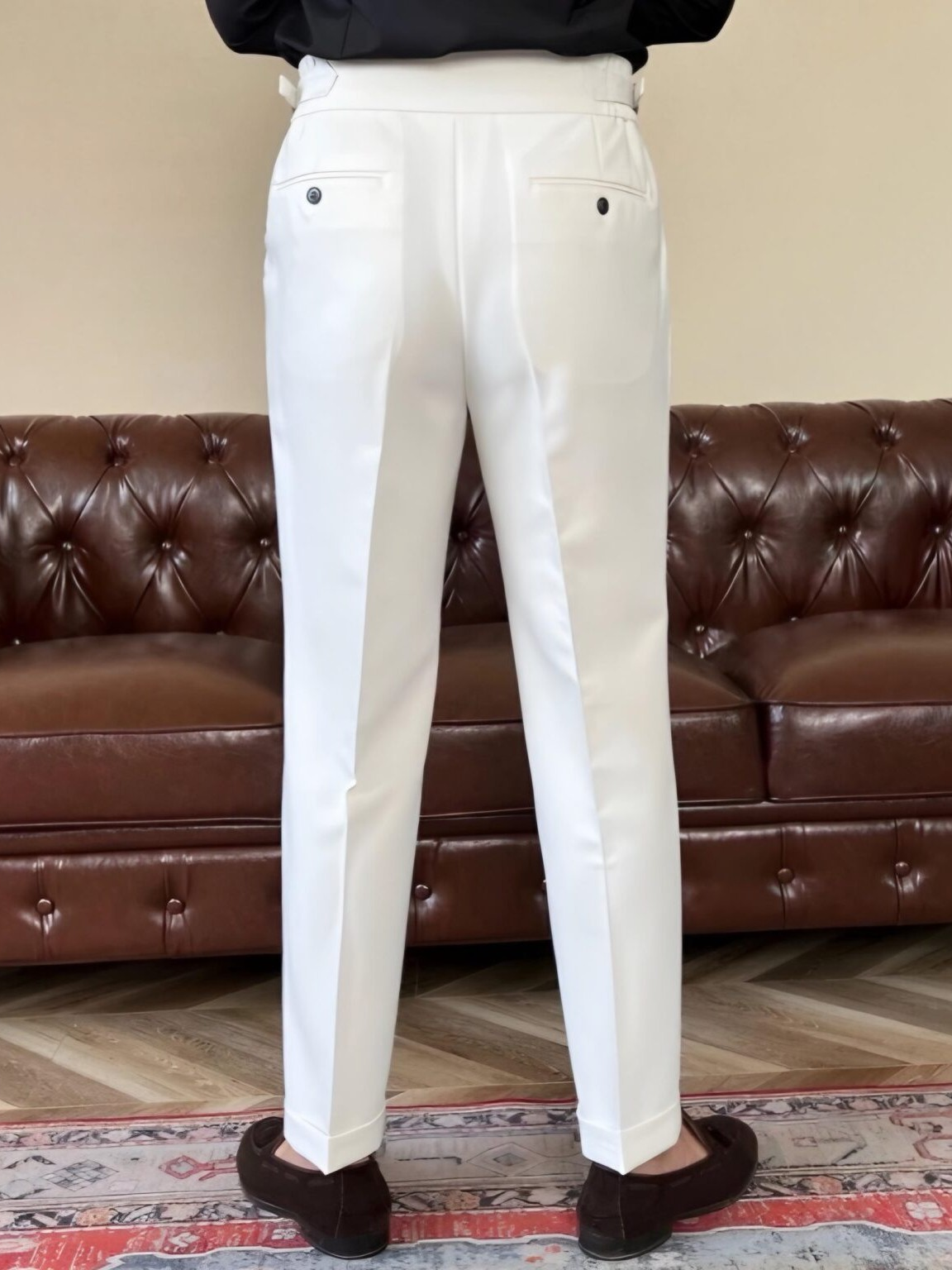 Sidetab Elastic Trousers