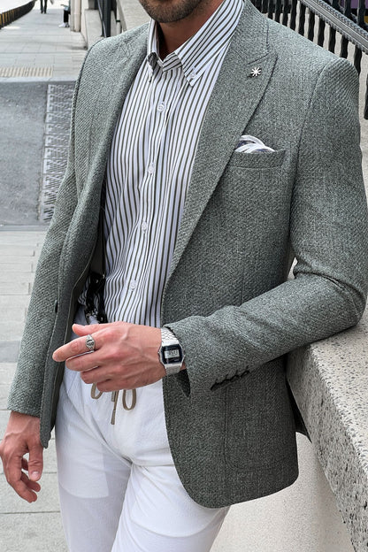 Daniel Green Slim Fit Linen Blazer: Elevate Your Style