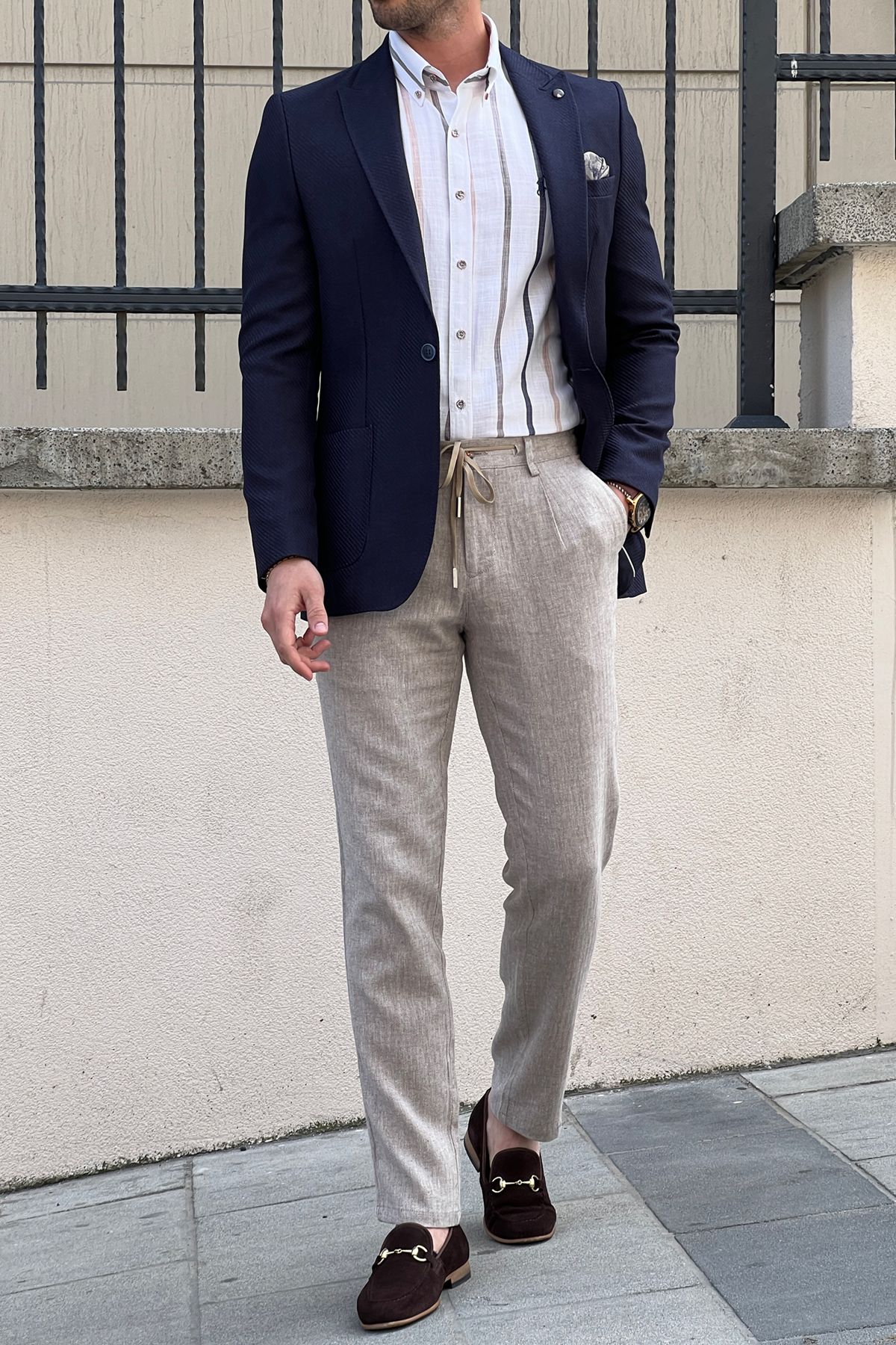 Daniel Navy Blue Wool Blazer - Slim Fit Elegance for Every Occasion