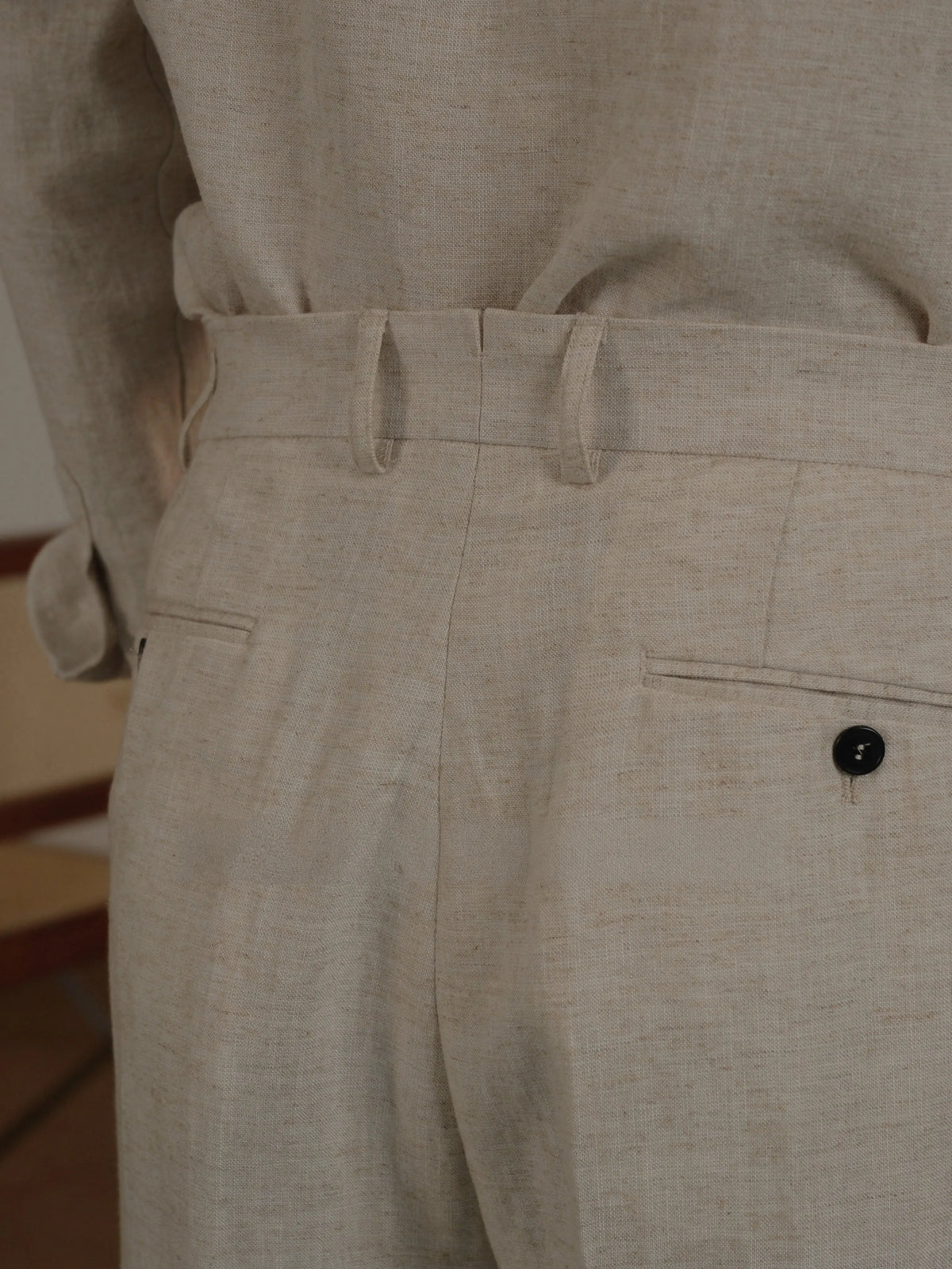 High Waisted Linen Pants