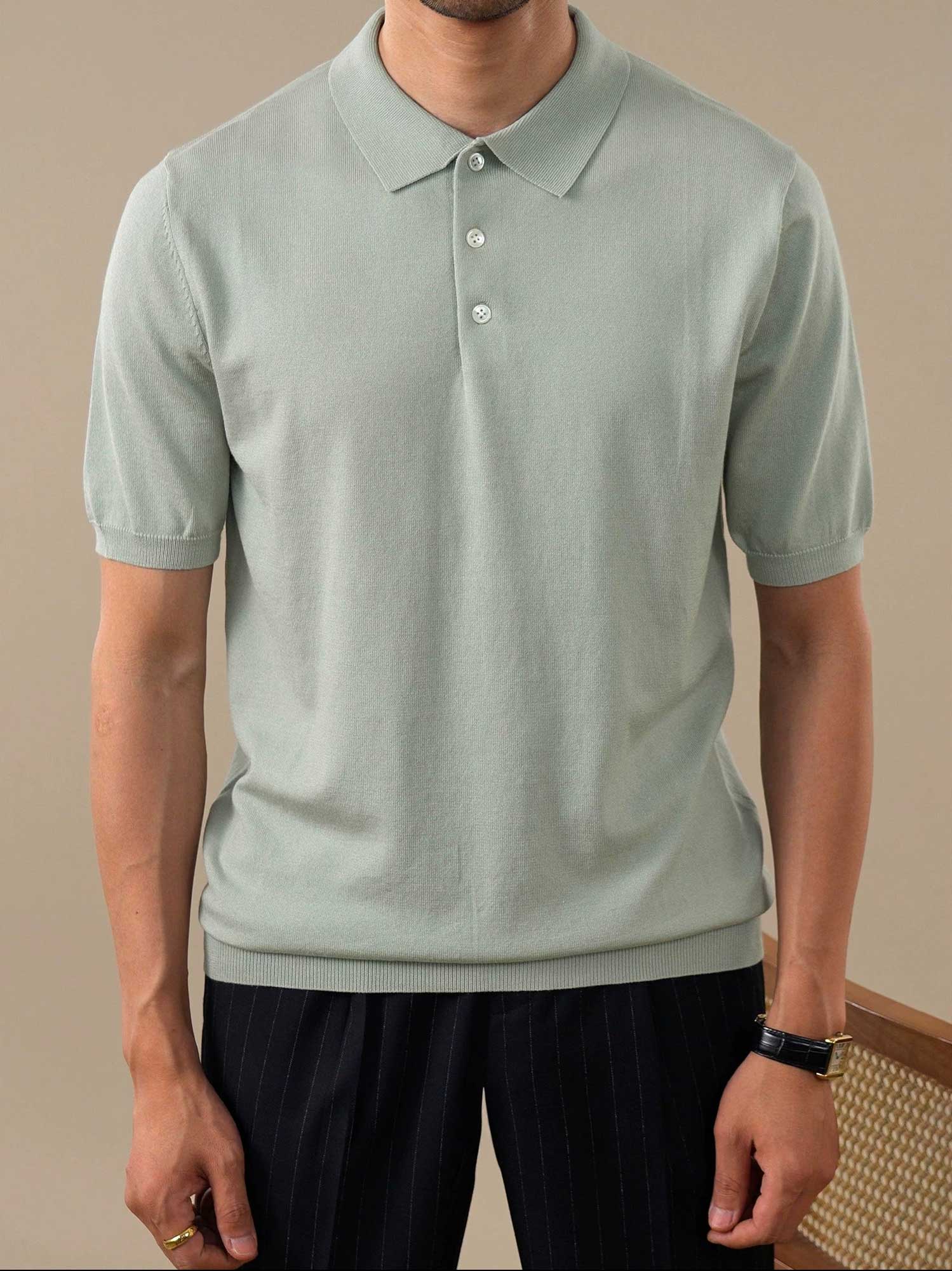 Men’s Cooling Lyocell Textured Polo Shirt BRABION