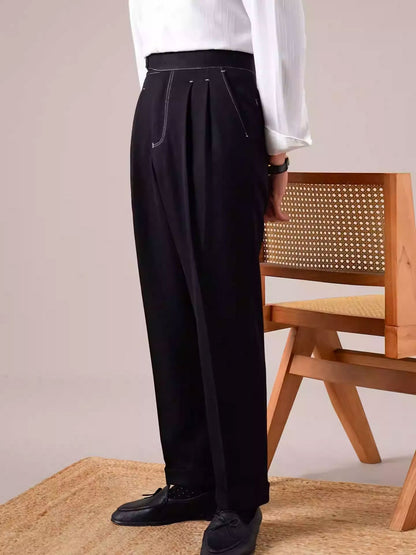 Gurkha Double-Pleat Denim Trousers BRABION