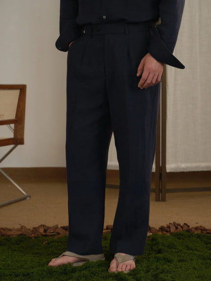 High Waisted Linen Pants