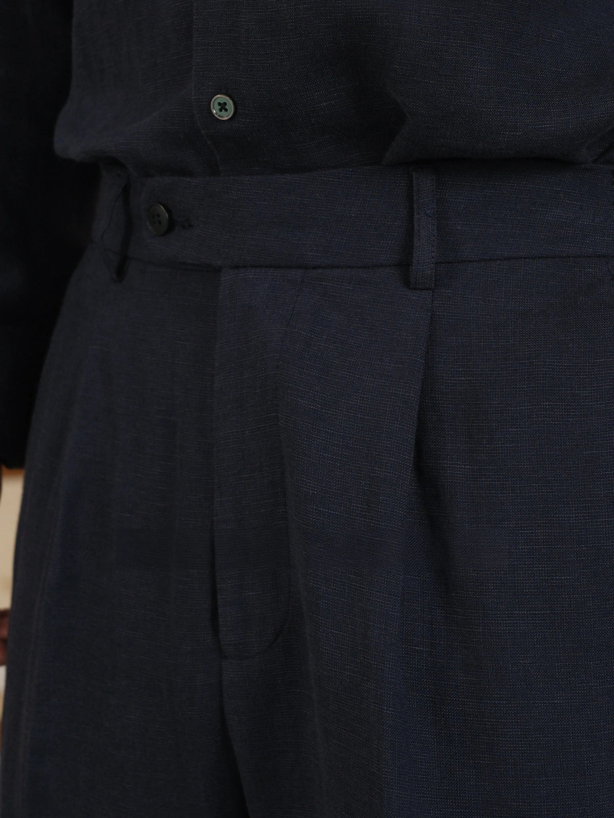 High Waisted Linen Pants