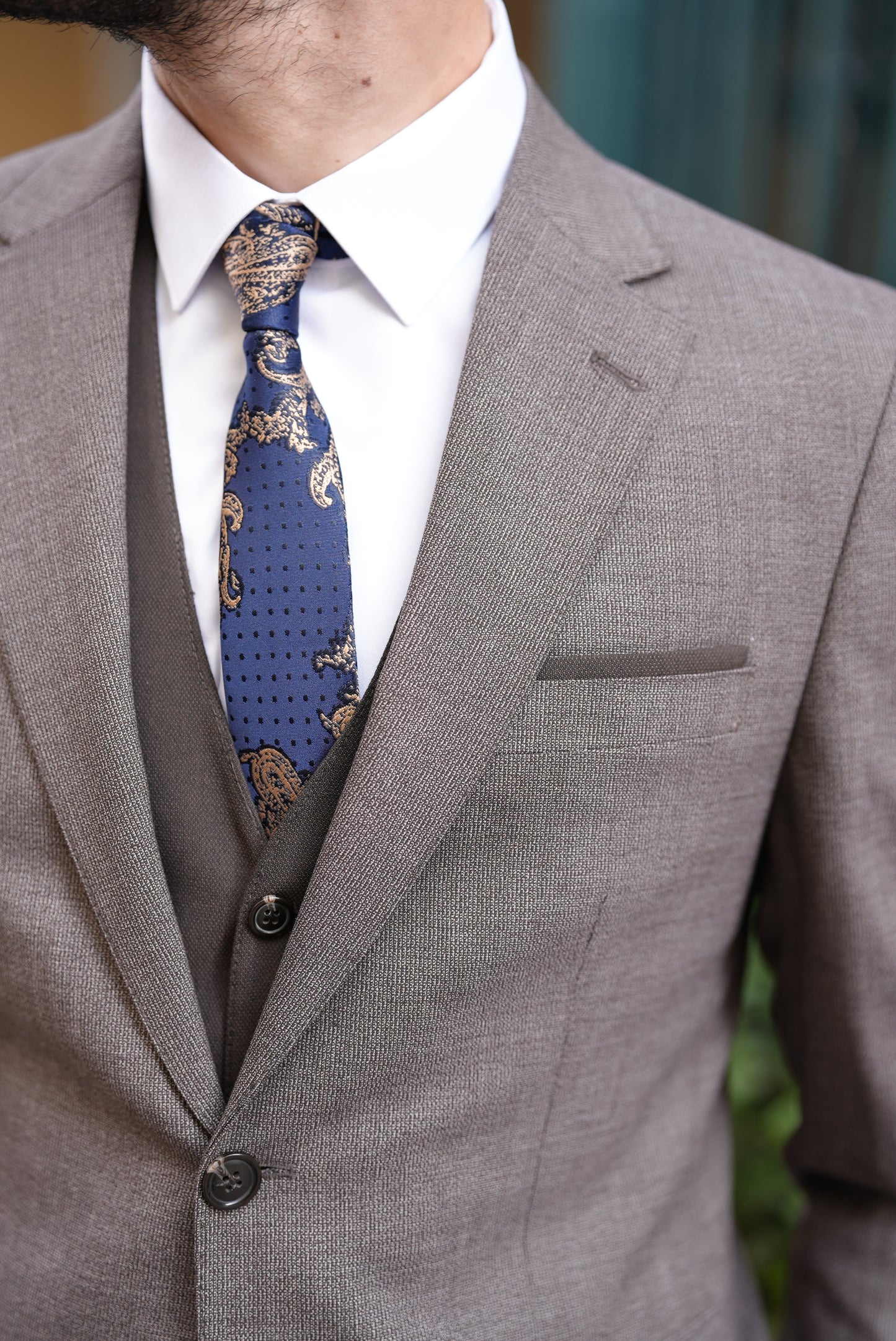 Bitter Brown Italian 3-Piece Suit
