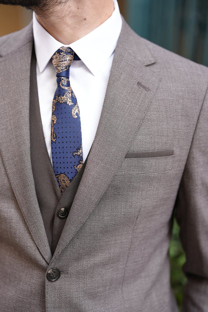 Bitter Brown Italian 3-Piece Suit